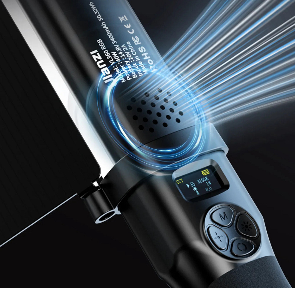 Освітлювач вузький LED палка RGB 2500-10000К CRI 94+ HSI 360 Ulanzi VL360 RGB Київ - фото 3