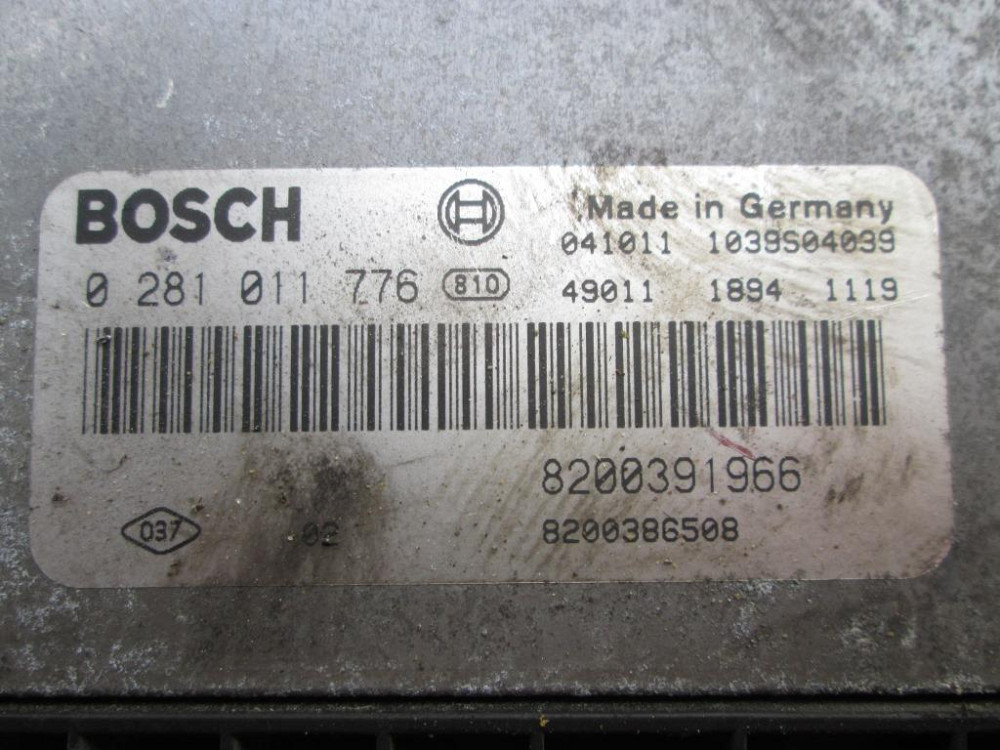 Блок керування двигуном Renault Scenic II 1.9 dci 2003-2009 (8200391966) Ковель - фото 3