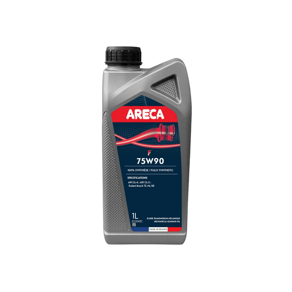 ARECA F 75W-90 GL4/GL5 1 л — преміальна синтетична трансмісійна олива для МКПП, гіпоїдних мостів і диференціалів | 150318 Ковель - фото 1