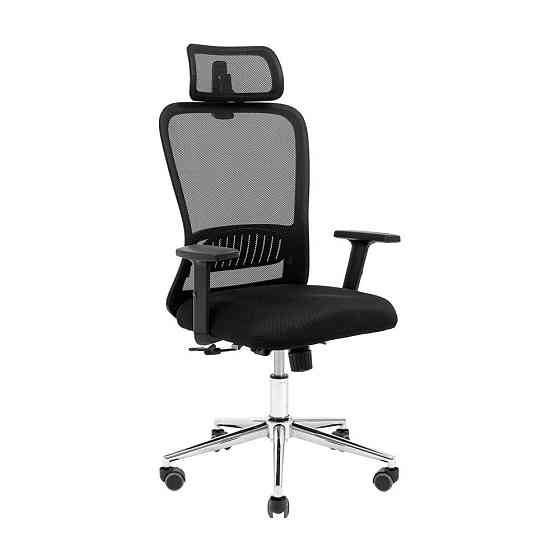 Офисное Кресло Руководителя Expert М2 AnyFix Хром Черный Киев