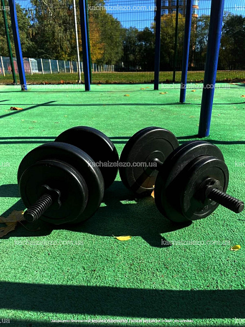Гантелі набірні 2 по 8 кг з ABS покриттям Гантелі, гирі, штанги та диски бітумні Київ - фото 4