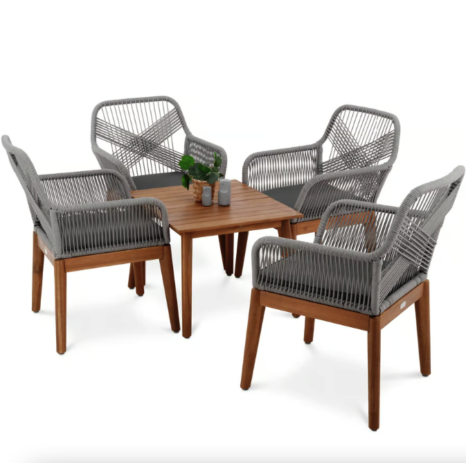 Комплект садових меблів Di Volio Piago сіро-графітовий Киев - изображение 10