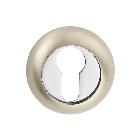 НАКЛАДКА ПІД ЦИЛІНДР E9 SN/CP МАТОВИЙ НІКЕЛЬ/ПОЛІРОВАНИЙ ХРОМ Київ