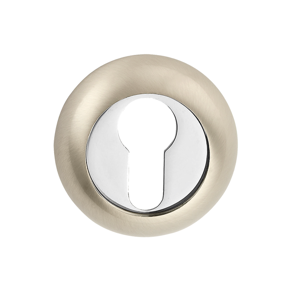 НАКЛАДКА ПОД ЦИЛИГРЕ Е9 SN/CP МАТОВЫЙ НИКЕЛЬ/ПОЛИРОВНЫЙ ХРОМ Киев - изображение 1