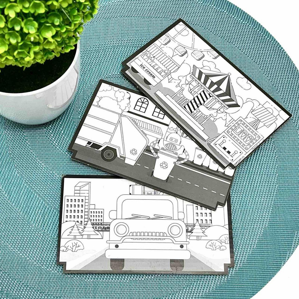 Гараж паркування 5 поверхів спіральний спуск ліфт 3 шт машинки (P9988A-4) Чернігів - фото 4