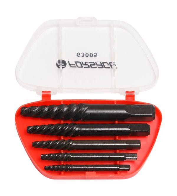 Набір екстракторів різблення 5пр.(М3-М18, Ø:3-6мм, 6-8мм, 8-11мм, 11-14мм, 14-18мм) Forsage F-63005 Одеса - фото 1