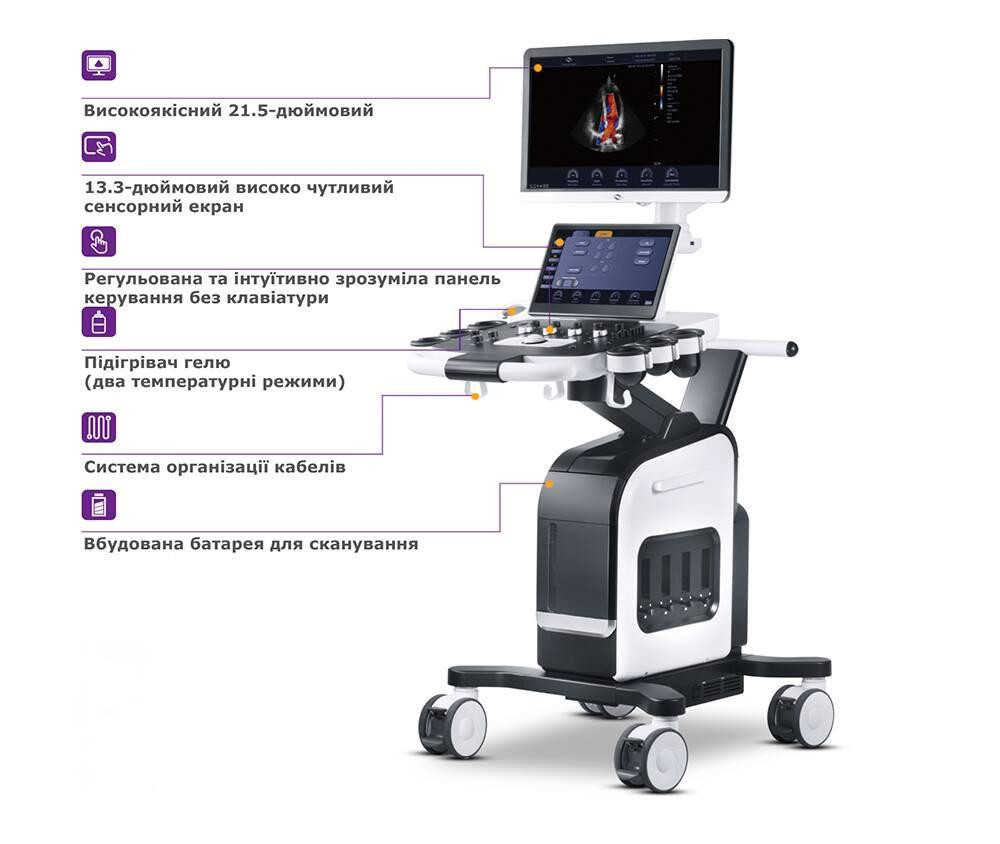 Ультразвукова діагностична система стаціонарна експертного класу +2 датчики Cetus 40 Focus & Fusion Дніпро - фото 5