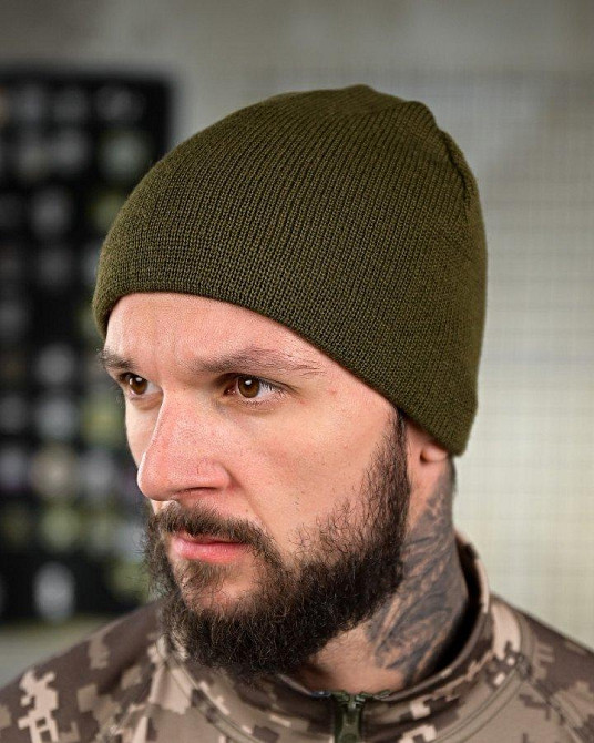 Шапка олива ВТ6835 Одеса - фото 1