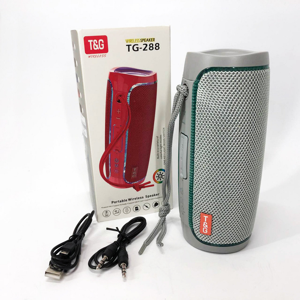Колонка з ргб підсвічуванням TG288, Колонка на акумуляторі зі світломузикою Портативна блютуз JG-54 Львів - фото 6