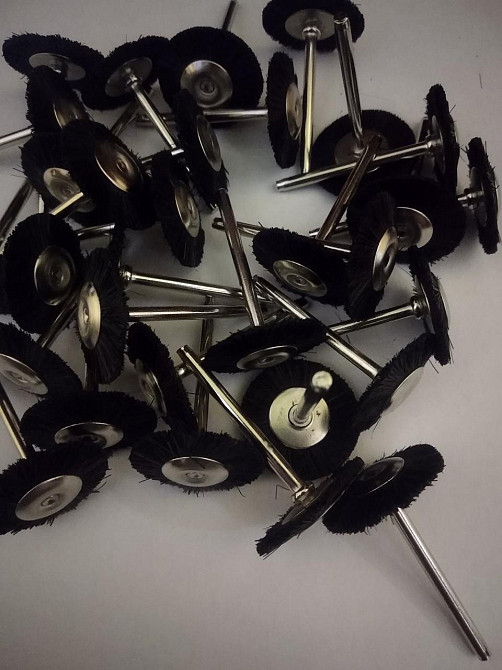 Щетка дисковая Ø25 синтетическая черная (3мм) Полтава - изображение 1