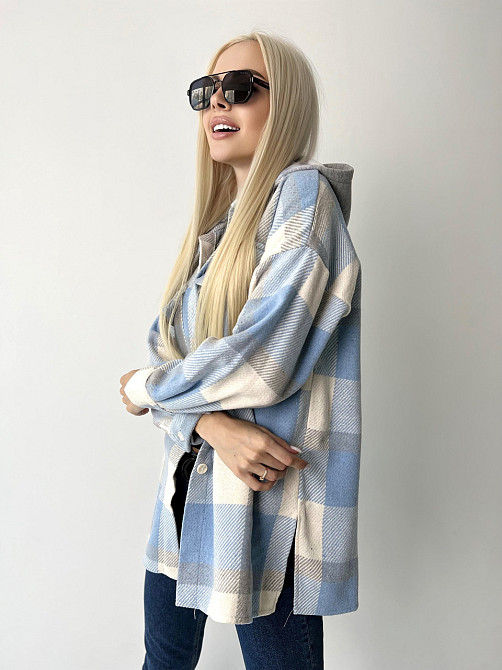 Рубашка-куртка с капюшоном 