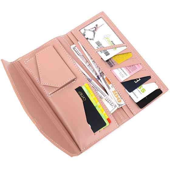 Жіночий гаманець GRANDE PELLE 11360 Рожевий Київ