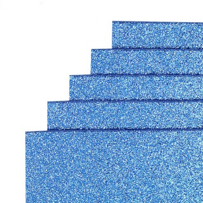 Фоаміран для творчості А4 17GLA4-024 синій 1,7х0,1 мм Вінниця - фото 1