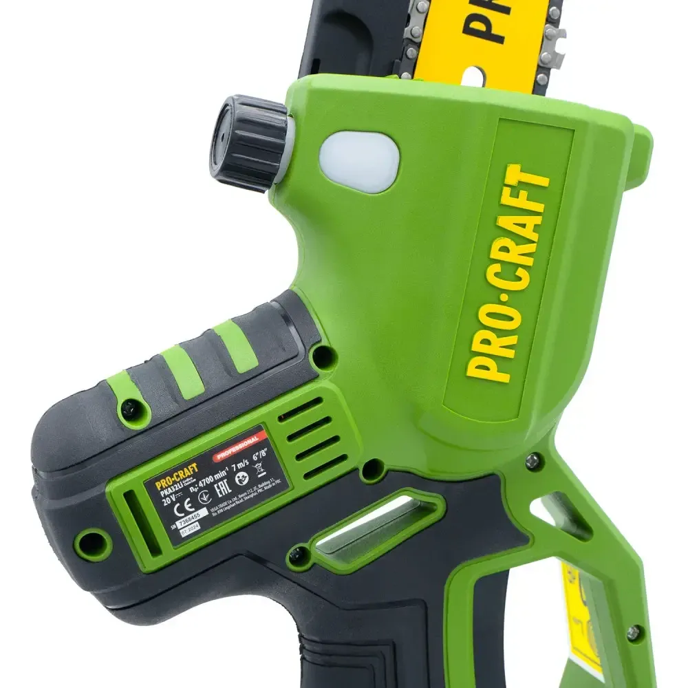 Аккумуляторная мини пила Procraft PKA32Li,Безщеточная аккумуляторная цепная пила С 1 акб 20 В в Кейсе Львов - изображение 19