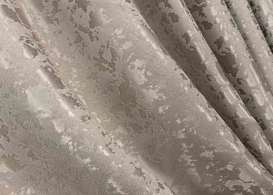 Комплект готових штор VR-Textil Льон мармур Pavliani VO № 1717ш сіро-бежевий 100х275 см 2 шт (31-754) Київ