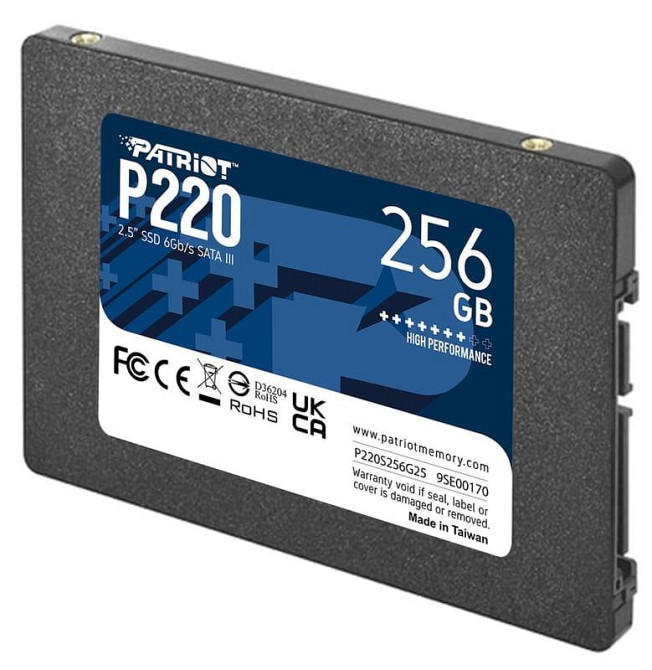 Накопичувач SSD Patriot P220 256GB 2.5" 7mm SATAIII Київ - фото 3