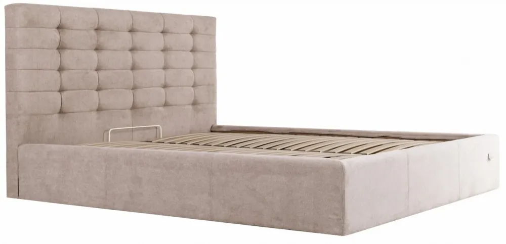 Кровать Двуспальная Erika Comfort 160 х 200 см Мисти Mocco С подъемным механизмом и нишей для белья Мокко Киев - изображение 3