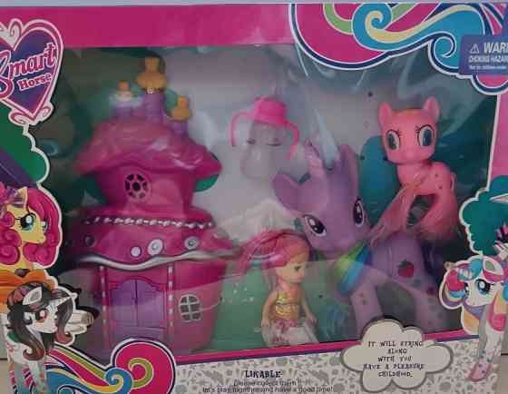 Набор пони с домиком и куклой. Харьков