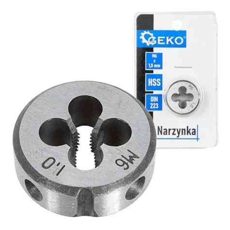 Плашка ручна "GeKo" HSS, DIN223,  M3 х 0,5 6, 1.0 Стрий
