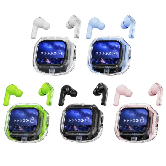 Бездротові навушники TWS Air Max з LED екраном, Bluetooth 5.4, ENC, до 4 год музики, Type-C Одеса