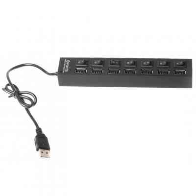 Концентратор 7 port USB 2.0 Gembird (UHB-U2P7-03) Винница