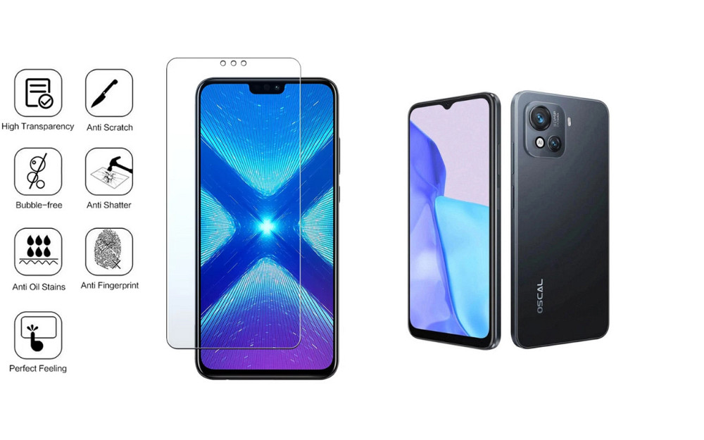 Защитное стекло NeoGlass для Blackview Oscal C80 – ультрапрозрачное и устойчивое Киев - изображение 4