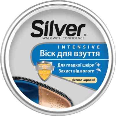 Віск для взуття Silver Intensive Безкольоровий 50 мл (8690757010388) Вінниця