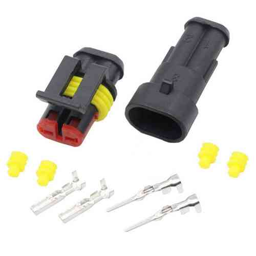 Роз'єм автомобільний електричний герметичний DJ7021-1.5 комплект 2pin Вінниця