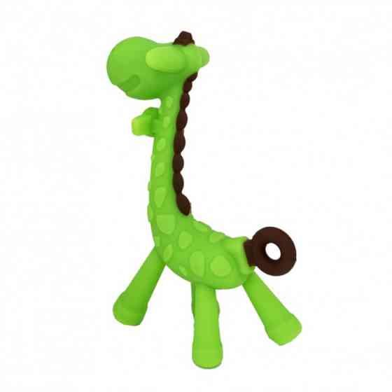 Силіконовий прорізувач "Жираф" MGZ-0416(Green) в футлярі Вінниця