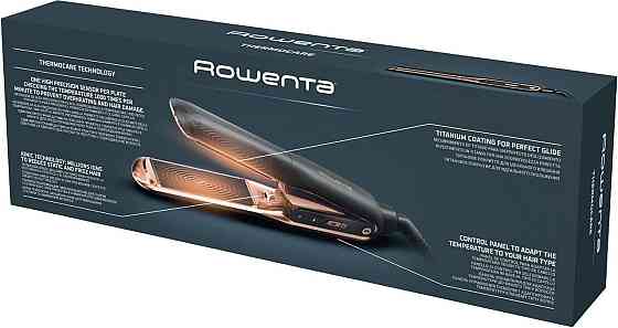 Праска (випрямляч) для волосся Rowenta SF8120F0 чорний із золотистим Харків