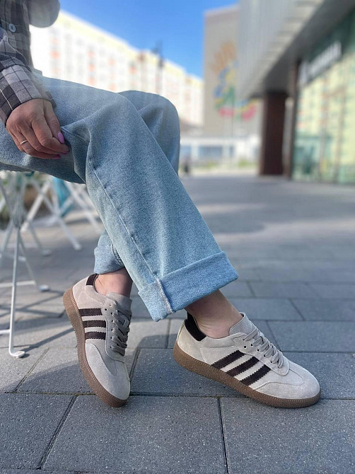 Кеды женские Notta bene бежевые натуральная замша размер 36-41 (K-0424) Коломия - фото 6