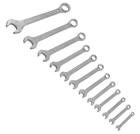 Набір ключів комбінованих 12пр. (6-14, 17, 19, 22мм) в пластиковому утримувачі Одеса