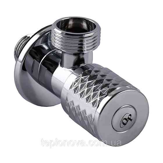 Кран угловой керамика  PROFESSIONAL EXCLUSIVE 1/2″X3/4″ 898 CHROME (1шт.) Черновцы