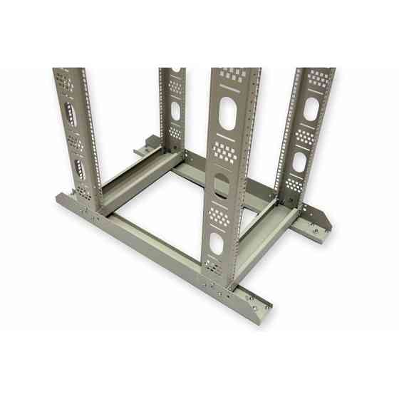 Стійка подвійна CMS UA-OF24-D-GR 24U сіра (без ніг) Київ