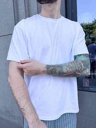 Футболка чоловіча COSY стрейч кулір, біла Київ