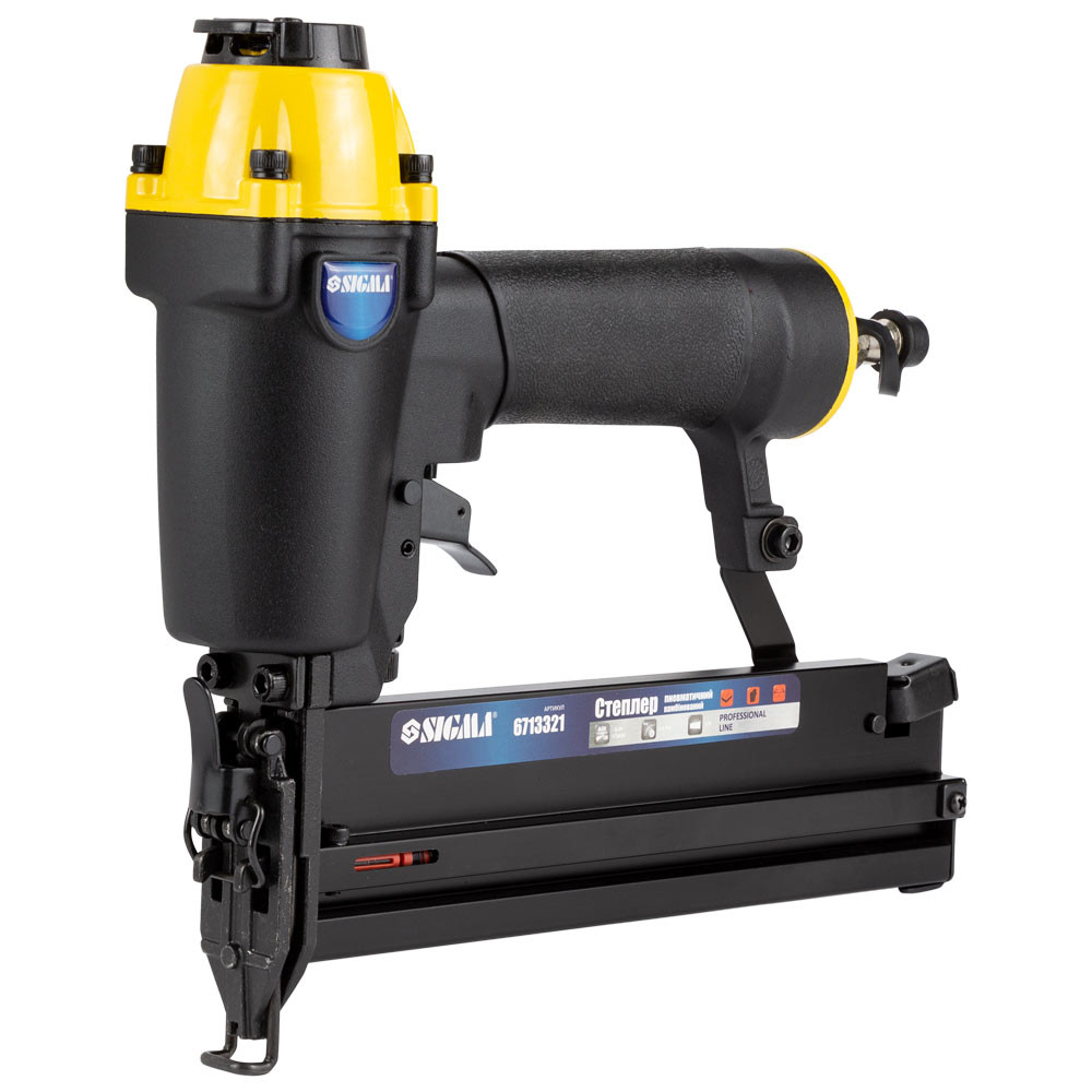 Sigma Степлер пневматический комбинированный "Plus" 0.04л/удар 5-7бар скоба 5.8мм (16-40мм) 1.2 Коломия - фото 1