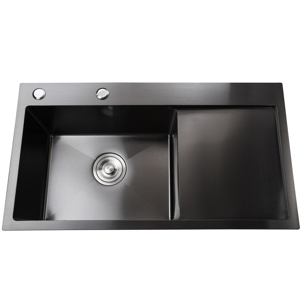 Мийка кухонна 3mm 780х430 Графіт 7843HG Mira (000032100) Київ - фото 1