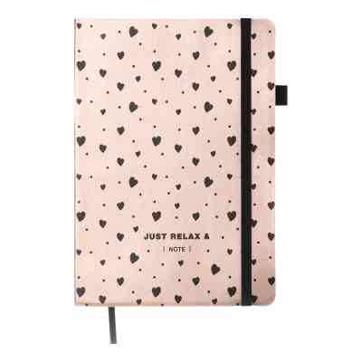 Книга записна Buromax RELAX А5 96 аркушів крапка, рожеве золото (BM.295301-10) Вінниця