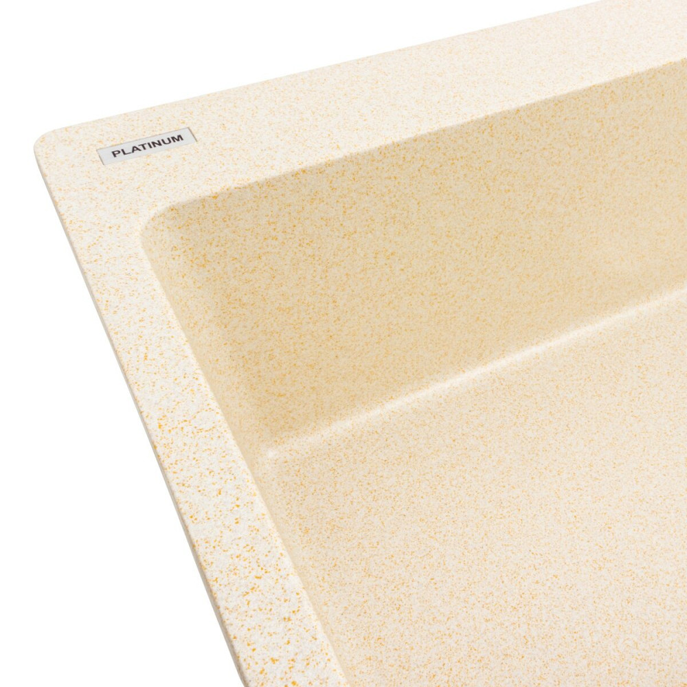 Гранітна мийка для кухні Platinum 7850 Bogema матова (пісок) Коломия - фото 2