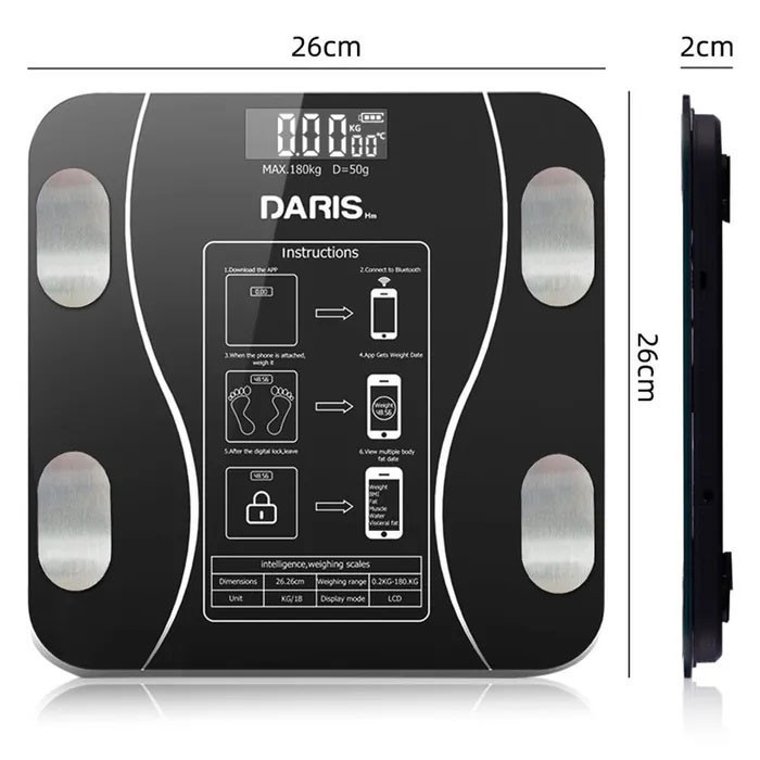 Весы для дома Scale TY-619, Весы для собственного взвешивания, Напольные весы для ZO-998 взвешивания весы Киев - изображение 3