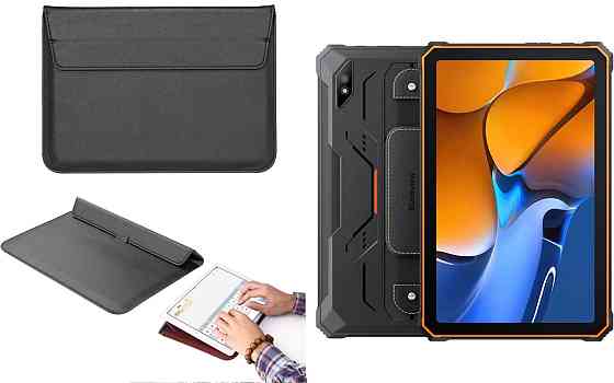 Чехол-конверт VitoCase для Blackview Active 8, 8 Pro, с функцией подставки для планшета Черный Киев