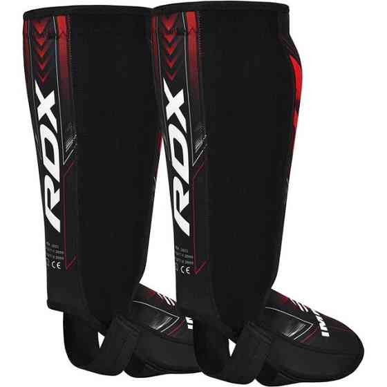 Захист для гомілок та стоп RDX NEOPRENE SHIN INSTEP IMMAF-1-RED-L Кам'янське