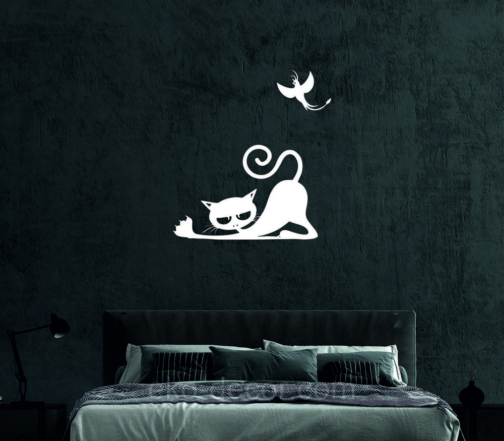 Декоративне настінне 3D Панно «Кіт» Декор на стіну з об'ємом Київ - фото 4