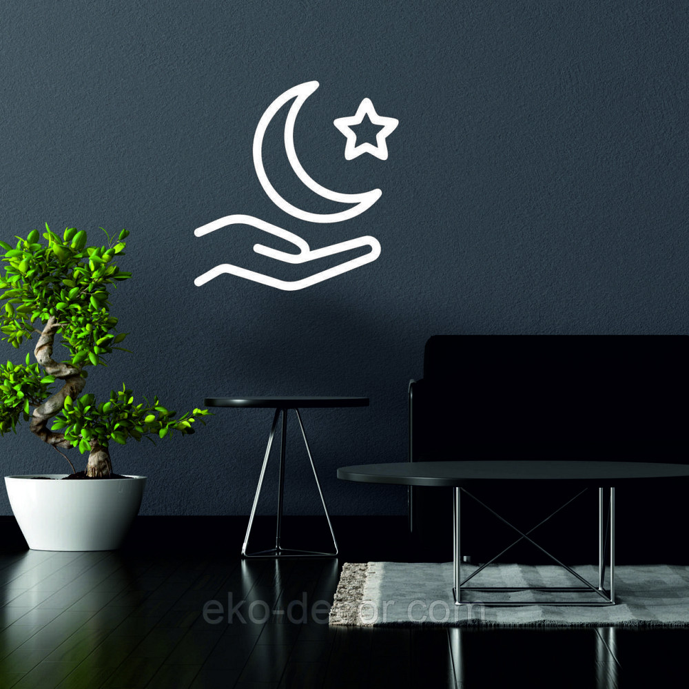 Декоративне настінне Панно «Іслам» Декор на стіну 90*90 см, Білий Київ - фото 2