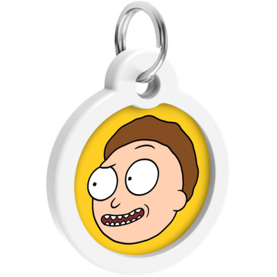 Адресник для тварин WAUDOG Smart ID з QR паспортом "Рік і Морті 2", коло 30 мм (230-0281) Вінниця - фото 3