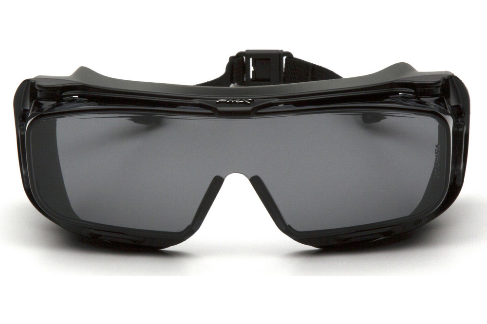 Окуляри захисні з ущільнювачем Pyramex Cappture-Plus (gray) Super Anti-Fog H2MAX, сірі Запоріжжя - фото 2