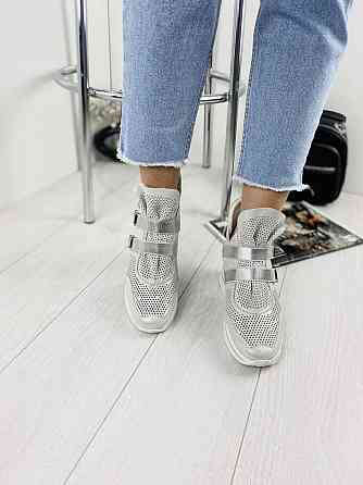 Marko Снікерси жіночі DE MARKO 7001 білий/срібло (весна-літо, шкіра натуральна) (3167) Коломия