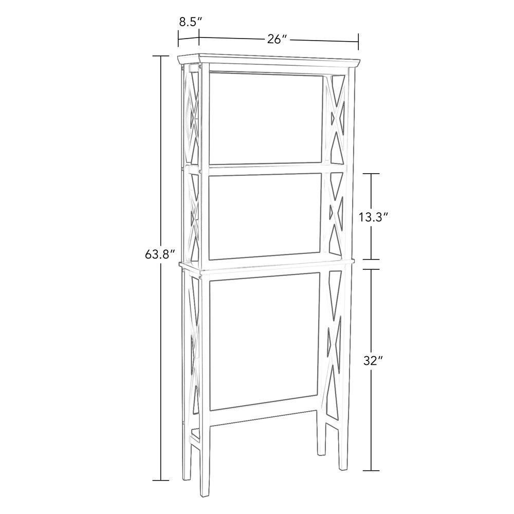 Стелаж над унітазом "Хірбет" венге Миколаїв - фото 2