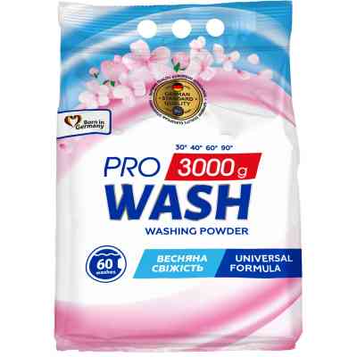 Пральний порошок Pro Wash Universal Весняна свіжість 3 кг (4823128004875) Вінниця
