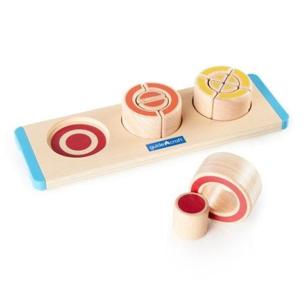 Деревянный пазл-сортер Guidecraft Manipulatives Сегменты круга (G6746) Харьков - изображение 16